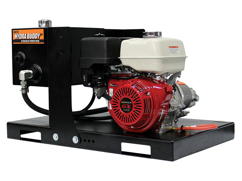 BravePro Hydra Buddy Electric Start Honda Skid-Mount Hydraulic Power Pack (HBHS310GXE)