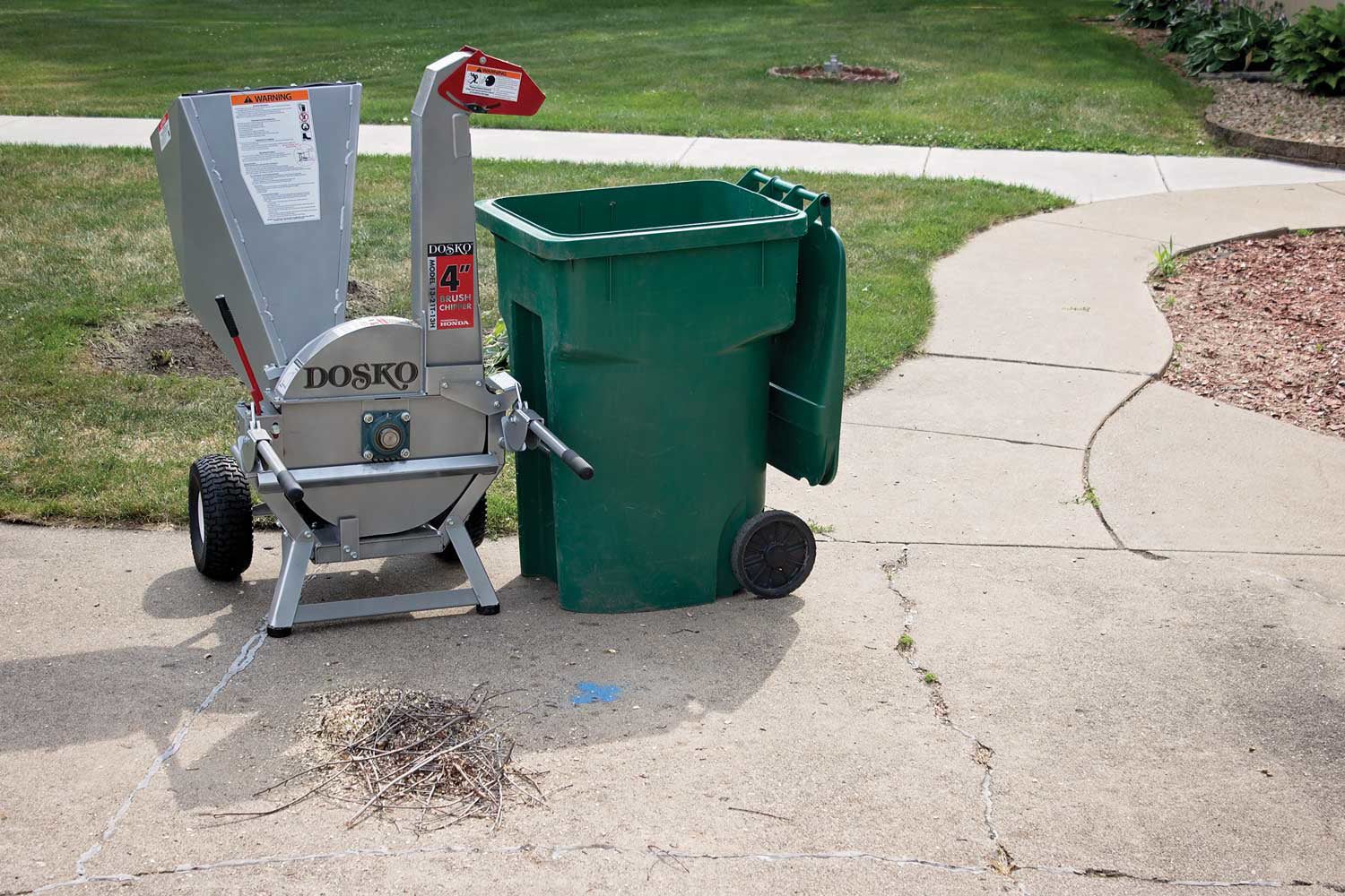 Dosko 4 Inch Honda GX390 Wood Chipper (13-21T-13H) - Image 18