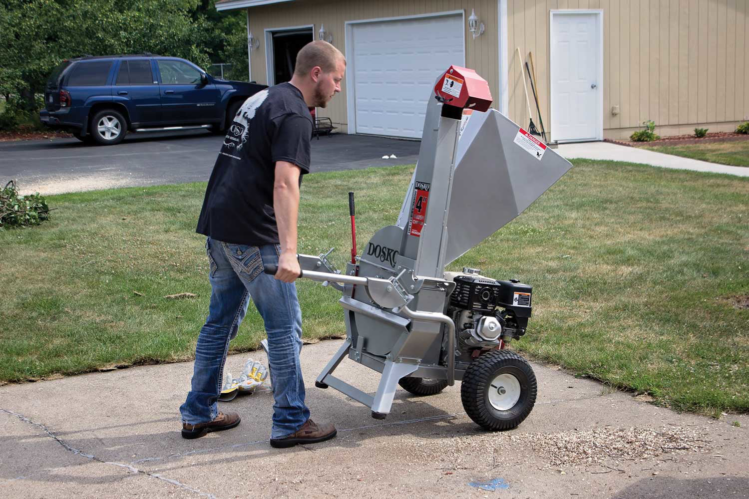 Dosko 4 Inch Honda GX390 Wood Chipper (13-21T-13H) - Image 19