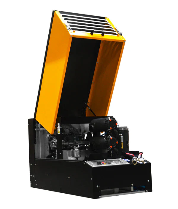 EMAX Trailer Mounted 90 CFM 24HP Kubota Diesel Rotary Screw Compressor (EDS090TR.EMA) - Image 3