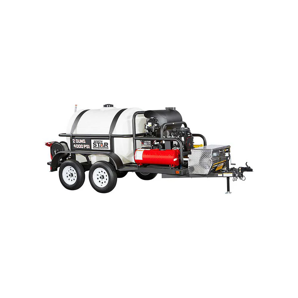 NorthStar® Hot Water Commercial Pressure Washer Trailer with 2 Wands 4000 PSI 7 GPM 525-Gal (1575973) - Image 2