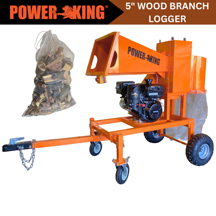 PowerKing 5" Branch Logger Wood Chipper 14HP Kohler (PK0921) - Image 2