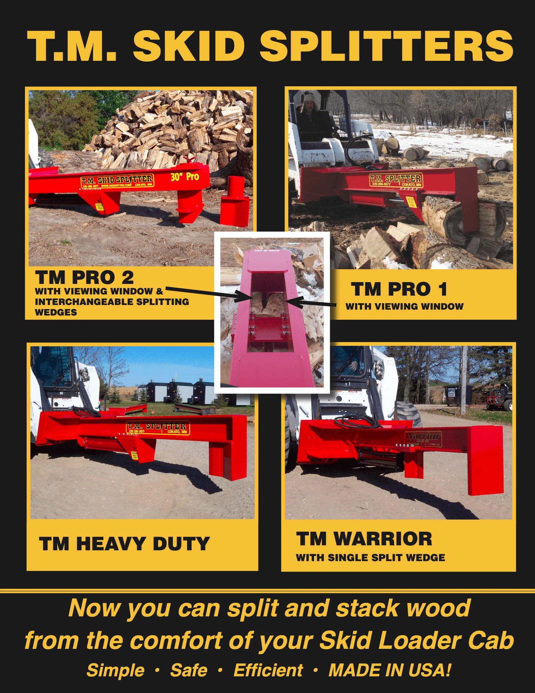 TM Pro 2 Log Splitter Skid Steer Attachment (24”, 30” or 36” Stroke) - Image 9